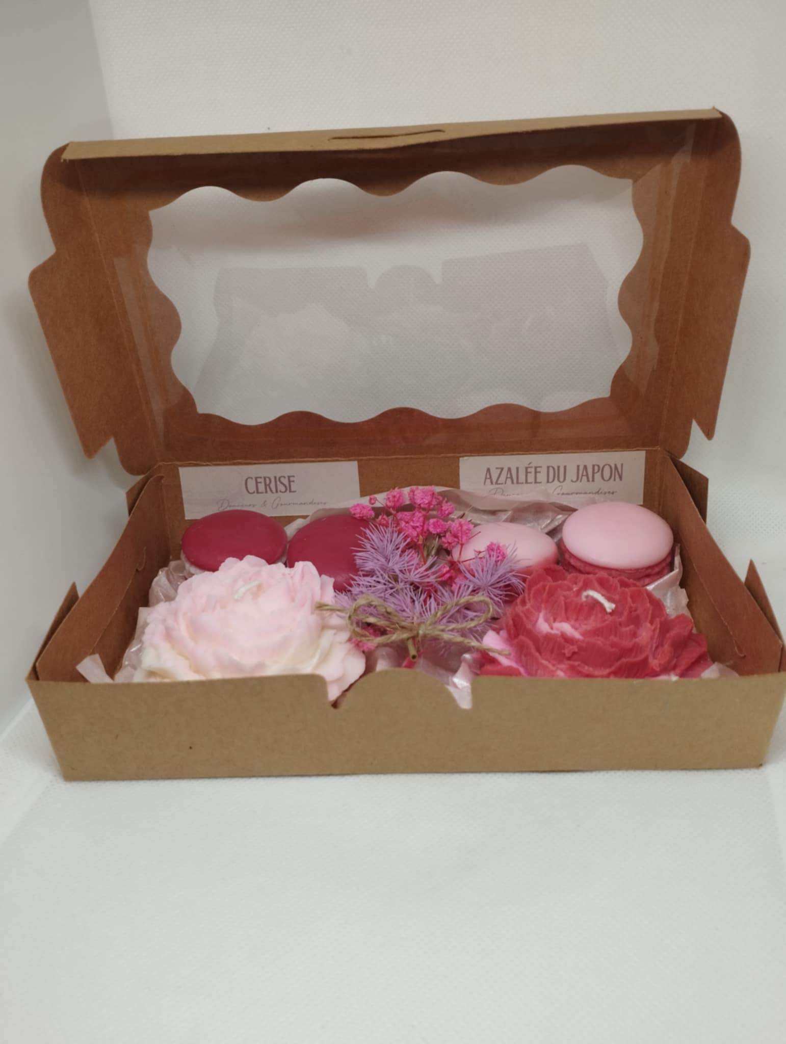 coffret fleurs et fondants