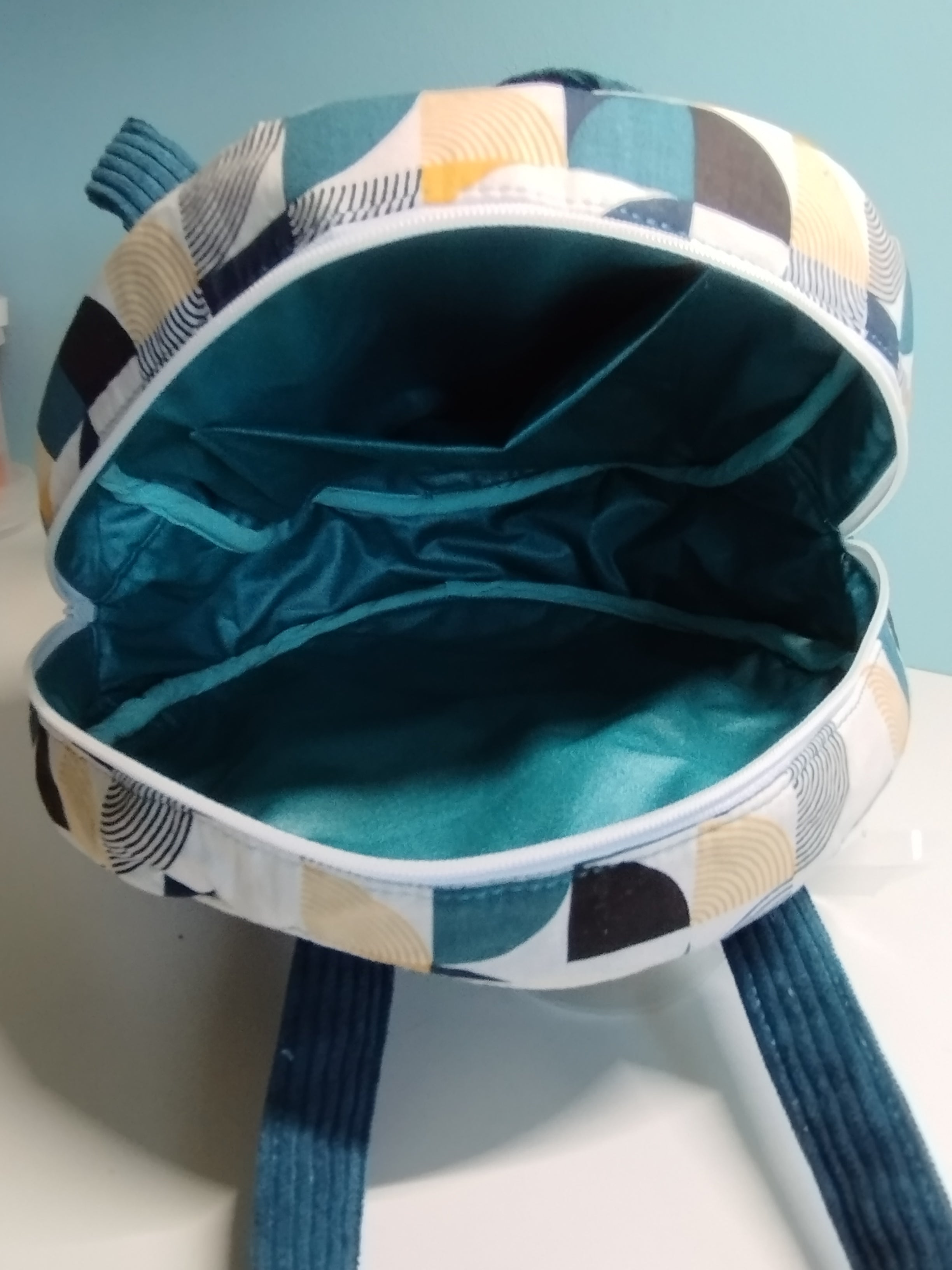 sac macaron bleu