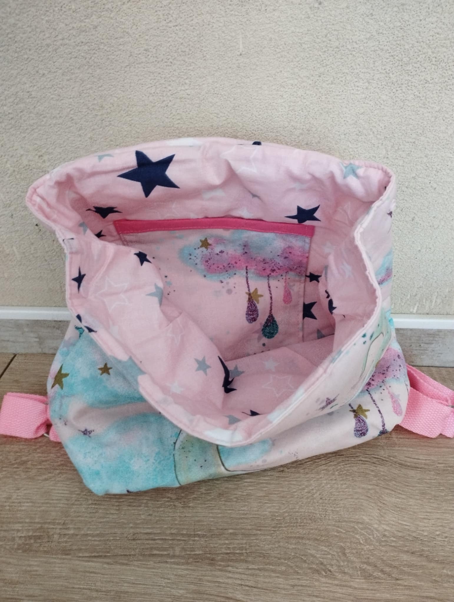 sac à dos lune et étoiles
