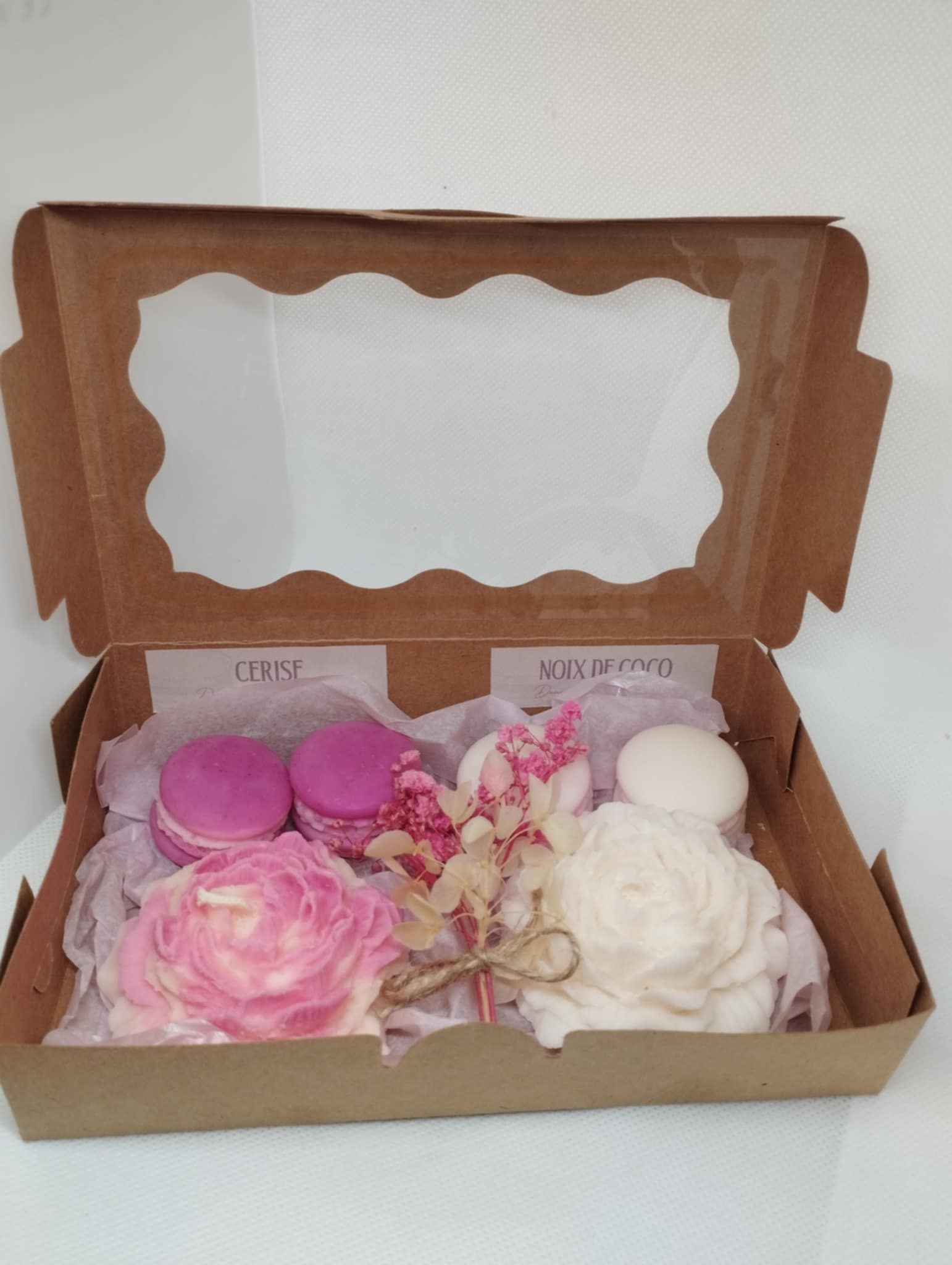coffret fleurs et fondants