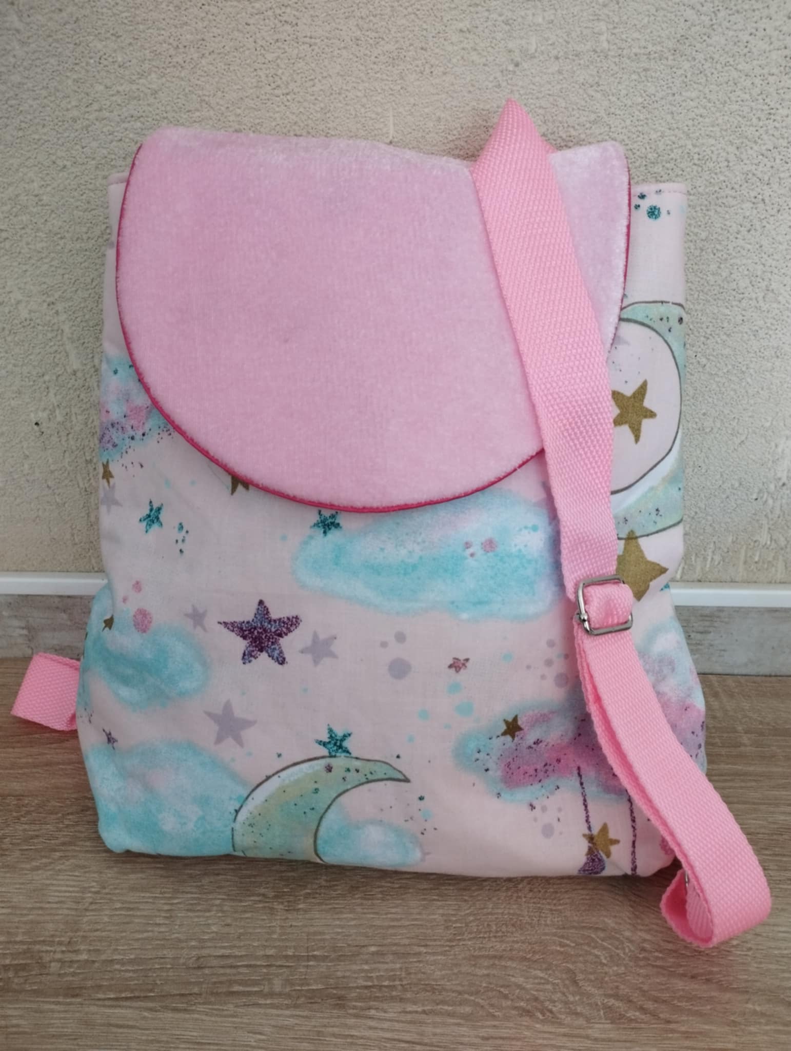 sac à dos lune et étoiles