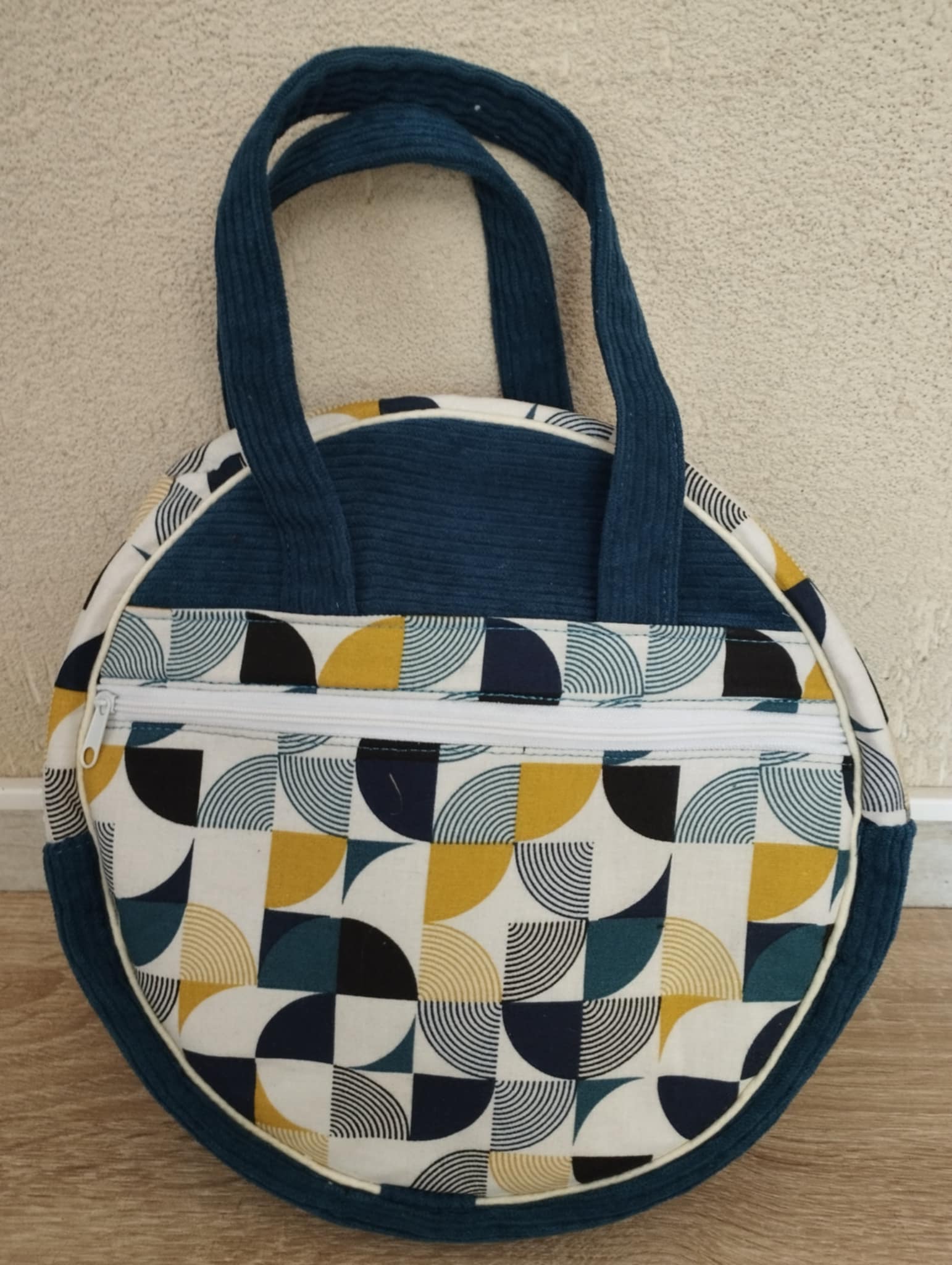 sac macaron bleu