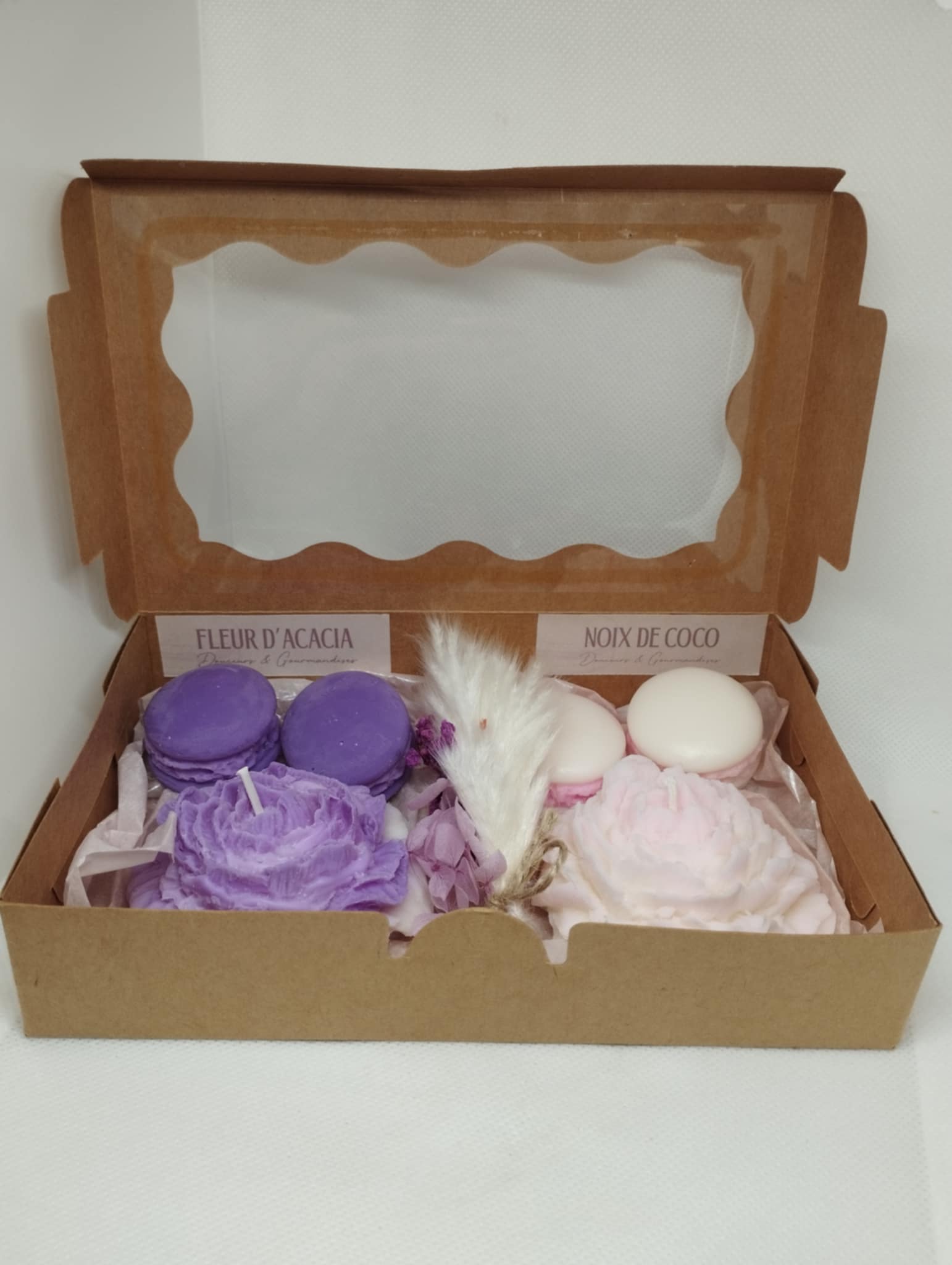 coffret fleurs et fondants