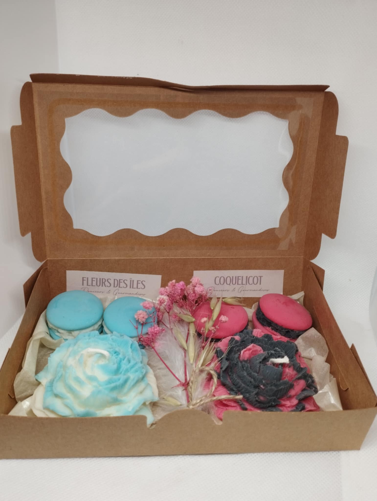coffret fleurs et fondants
