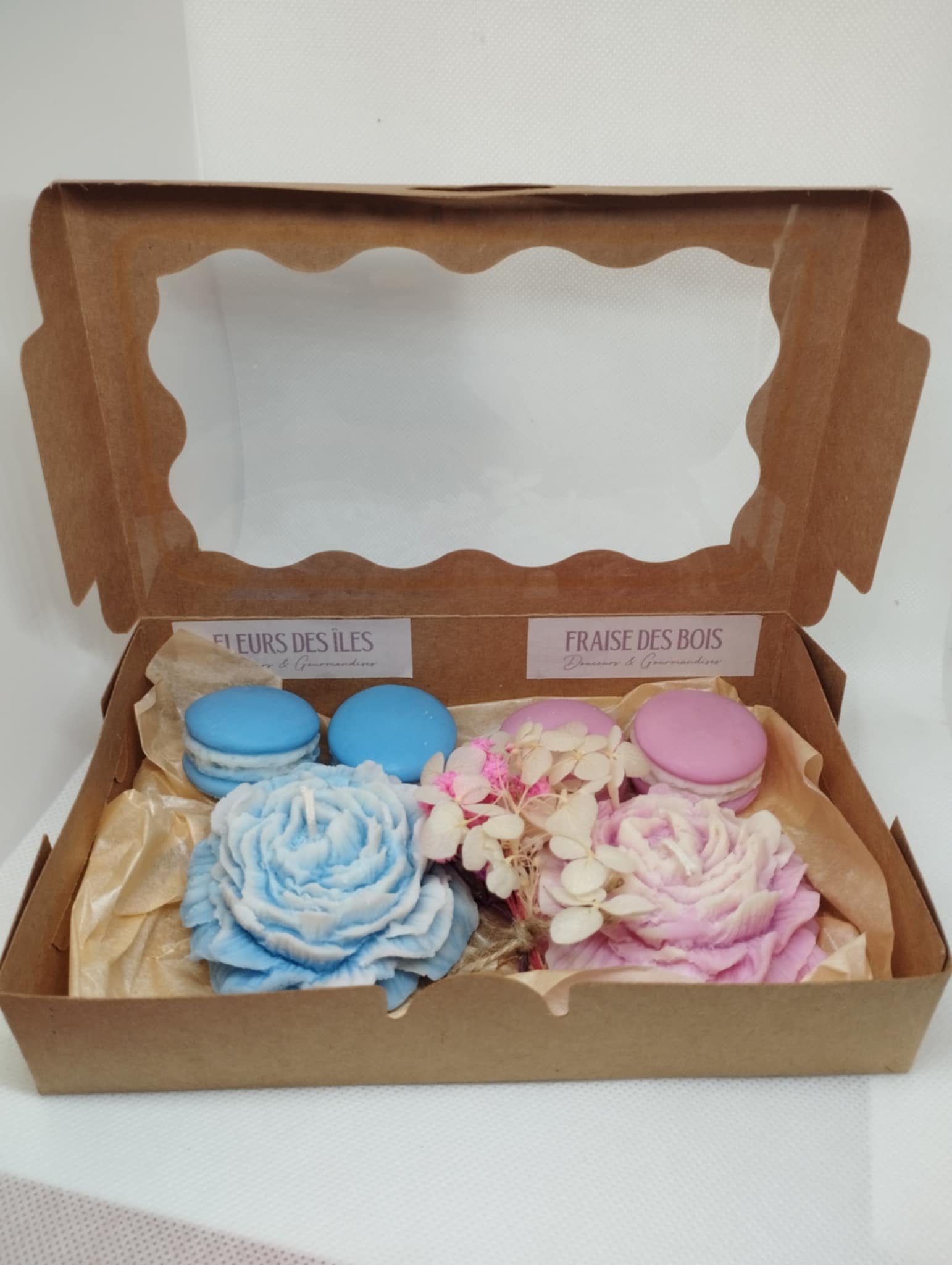 coffret fleurs et fondants