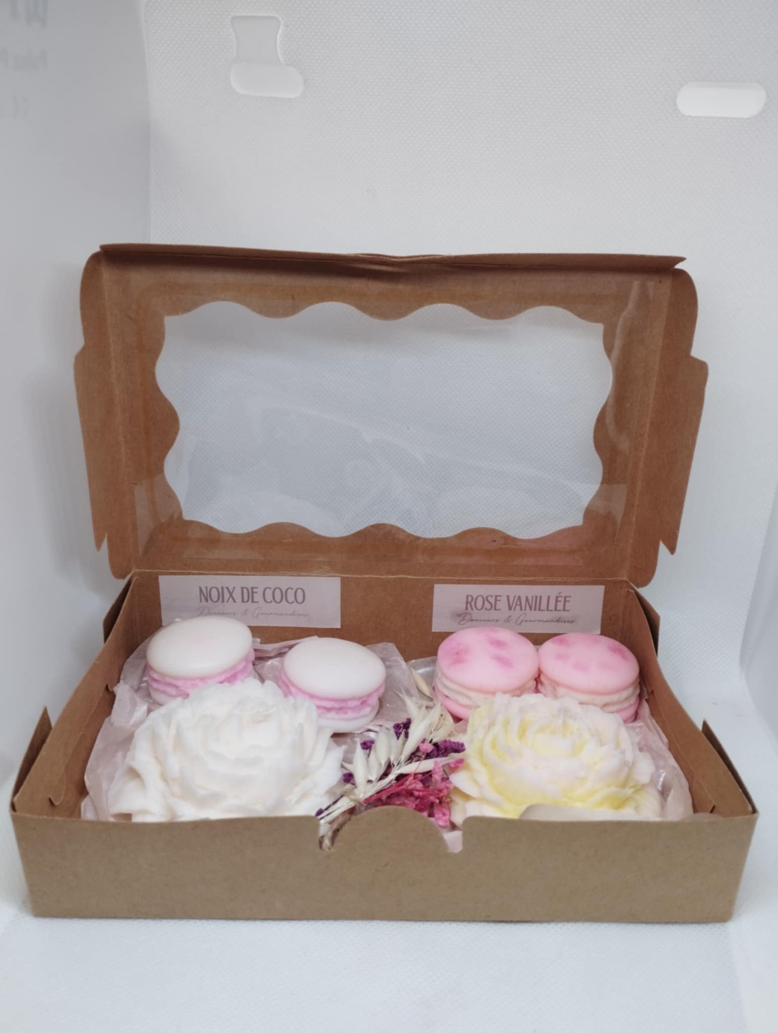 coffret fleurs et fondants