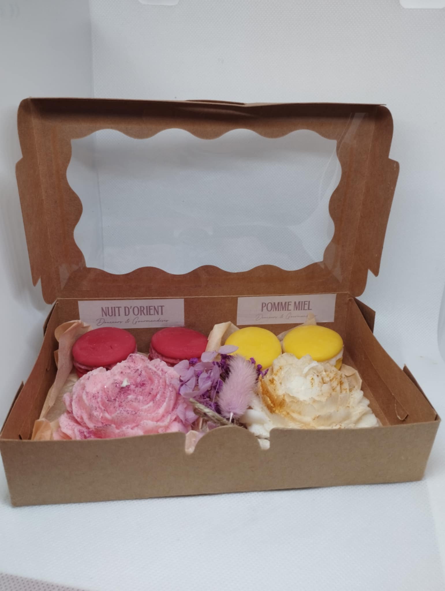 coffret fleurs et fondants