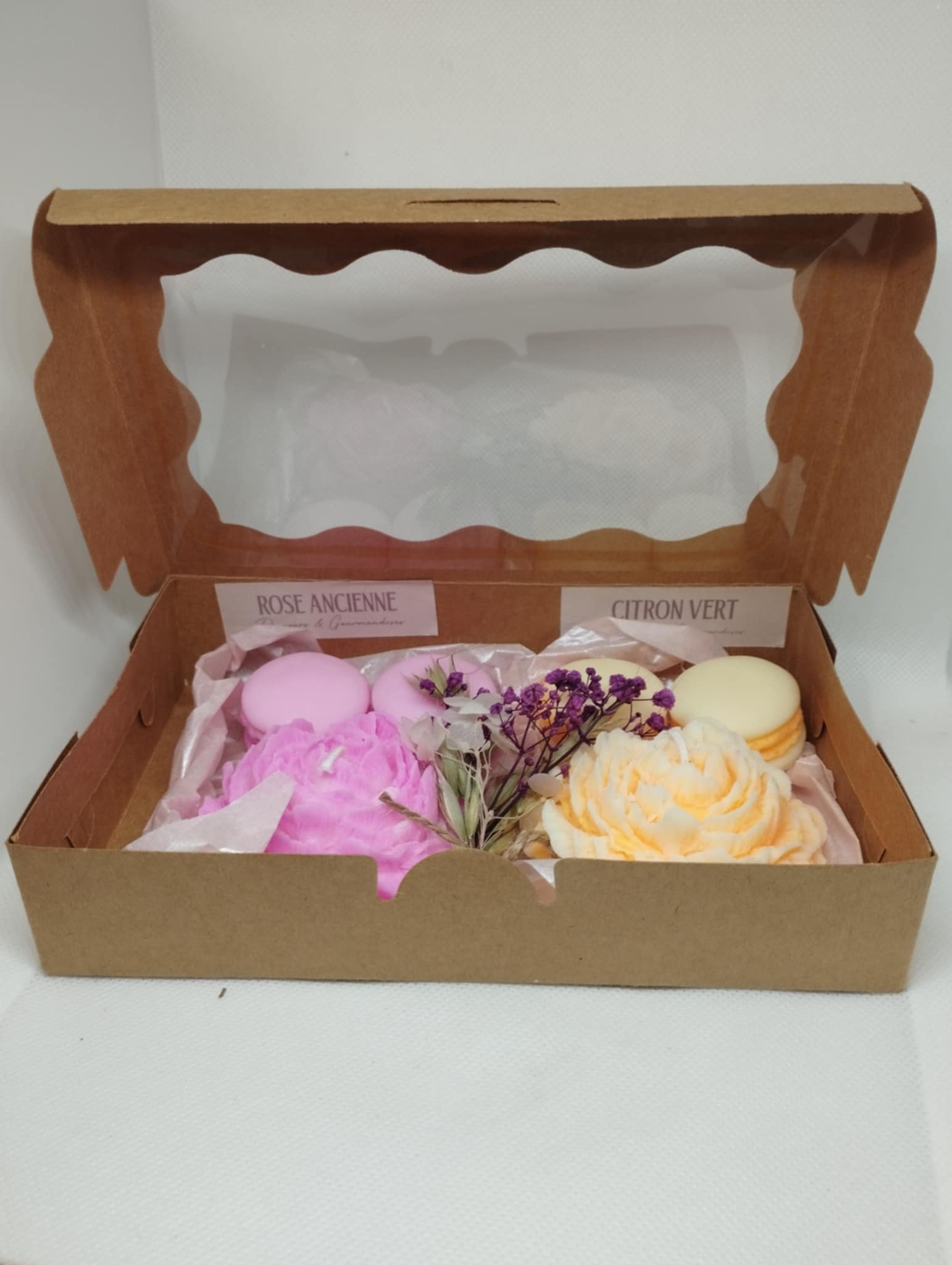 coffret fleurs et fondants
